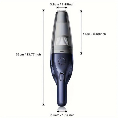 Car Vacuum Cleaner 5000pa Strong Suction, Powerful Handheld Wireless, USB Charging Long Working, Car Accessories For Men Women, Suitable For Cars, Homes, Offices, Pet Hair Cleaning - Maximus Echo