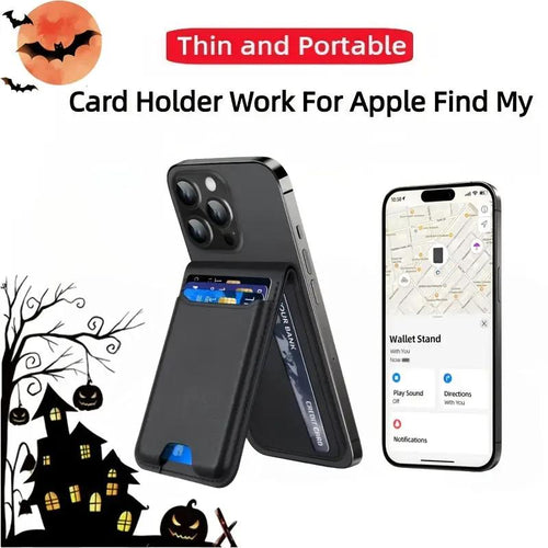 Strongest Magnetic Wallet For iPhone 17/16/15/14/13/12 Series, Works With Apple Find Me Maximus Echo