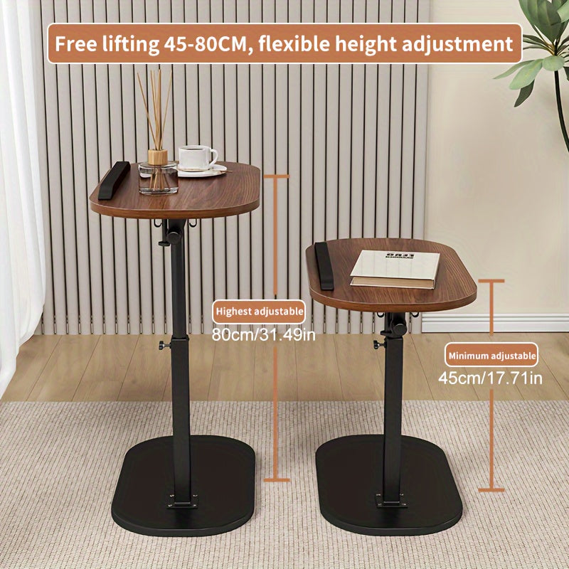 Laptop table, a mobile and adjustable side table/folding table, suitable for home office desks coffee tables and bedside sofas, used in office reception - Maximus Echo