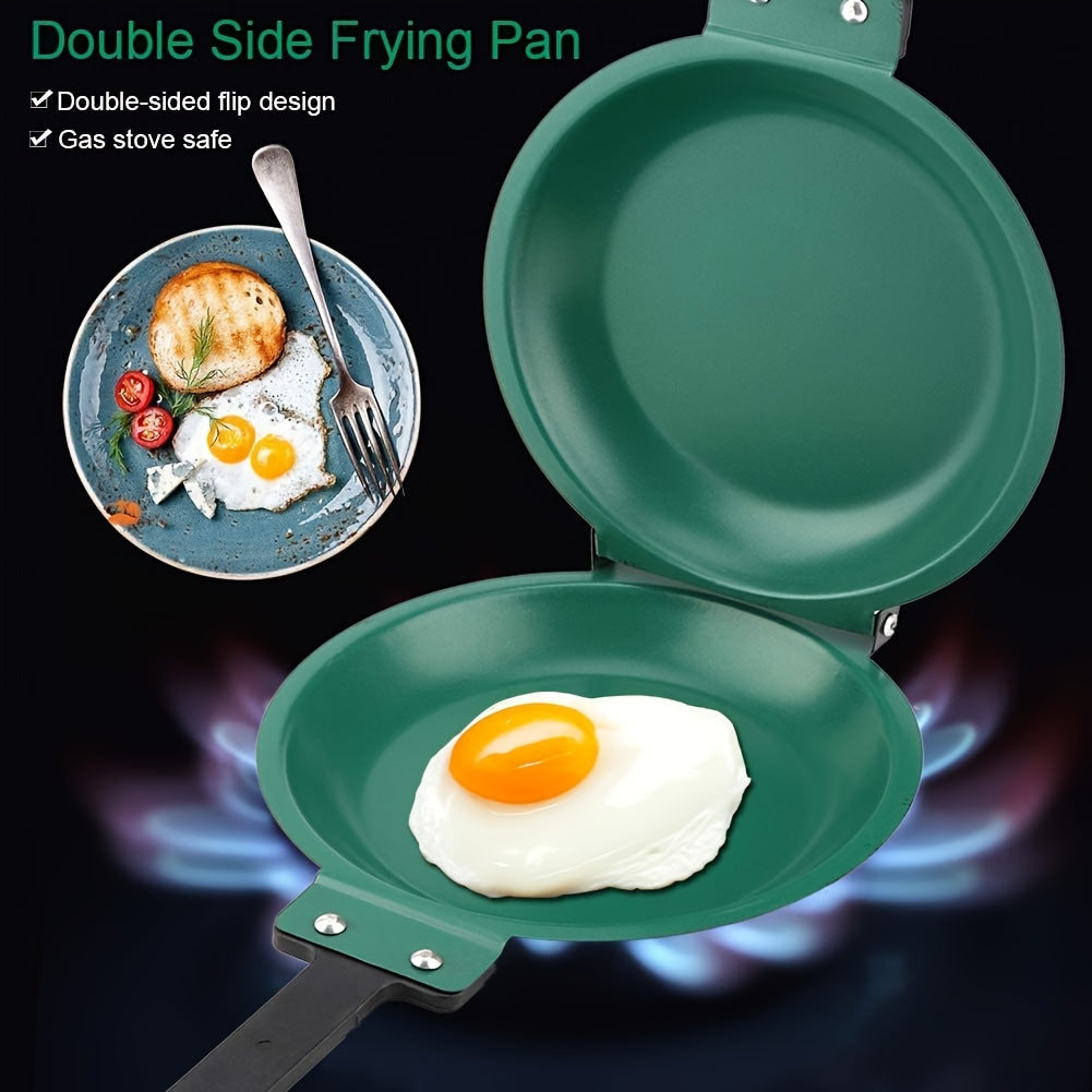 [Non-Stick Pancake Pan] Faridabio Double-Sided Pancake Pan | Non-Stick Copper, Easy to Flip, Durable & Dishwasher Safe, Ideal for Daily Cooking, Perfect Gift for Food Enthusiasts, Omelette Maker, Modern Kitchenware, Nonstick Maximus Echo