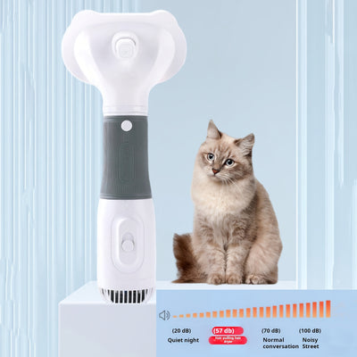 Blow Drying And Combing 2in 1 Multifunctional, Pet Grooming Hair Dryer Slide Brush Home Furry Dryer, Portable Dryer 3 Heat Settings Adjustable Temperature Speed Multiple Colors. - Maximus Echo