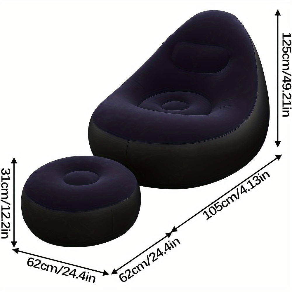 New Generation Of Inflatable sofa with Pedal Comfortable Combination Maximus Echo