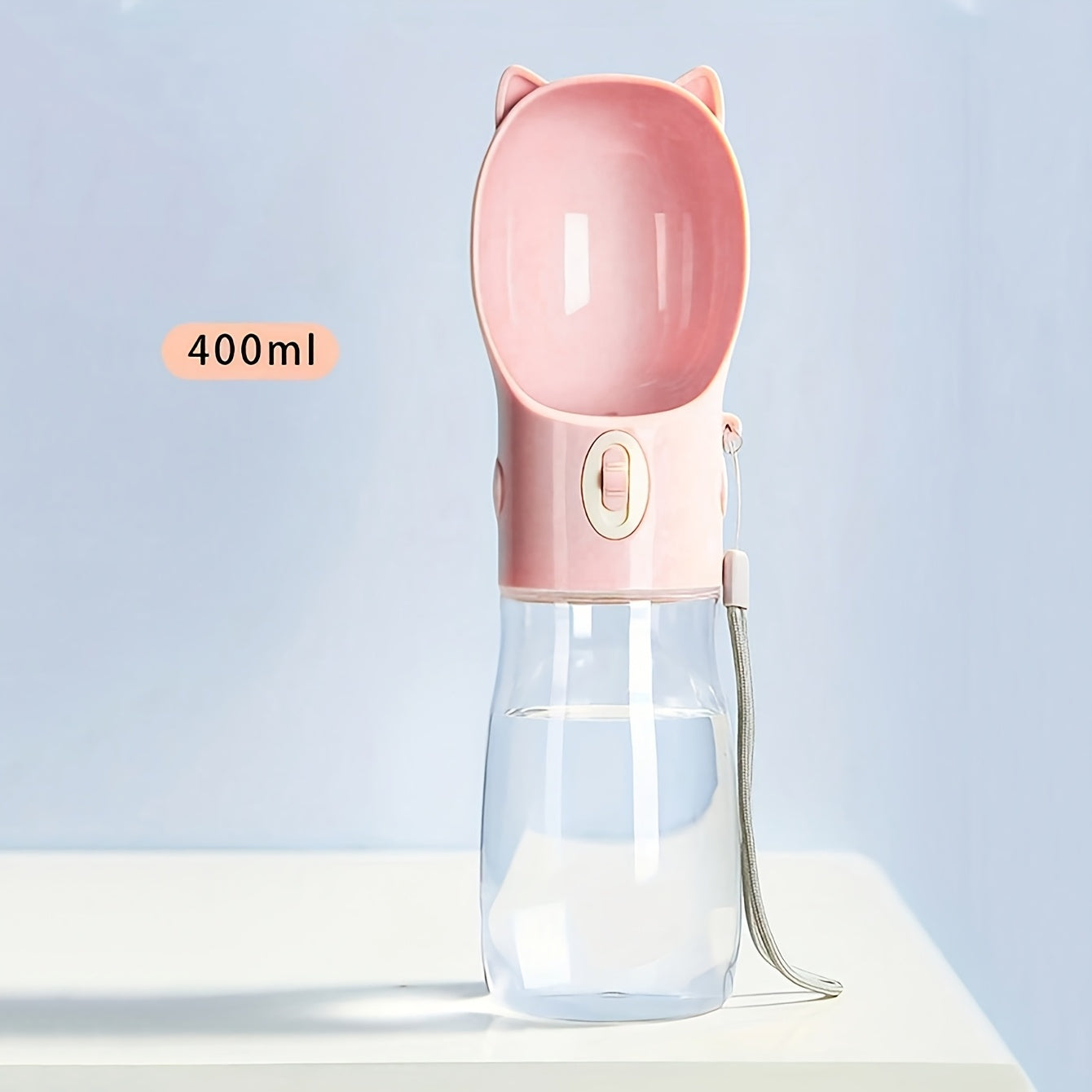 Portable Dog Water Bottle - Leakproof Pet Drinking Bottle with Bowl for Travel and Outdoor Activities - Maximus Echo