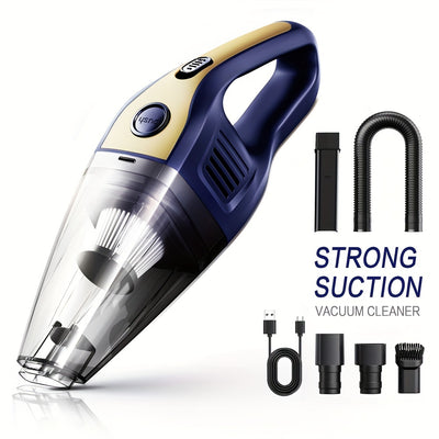 Car Vacuum Cleaner 5000pa Strong Suction, Powerful Handheld Wireless, USB Charging Long Working, Car Accessories For Men Women, Suitable For Cars, Homes, Offices, Pet Hair Cleaning - Maximus Echo