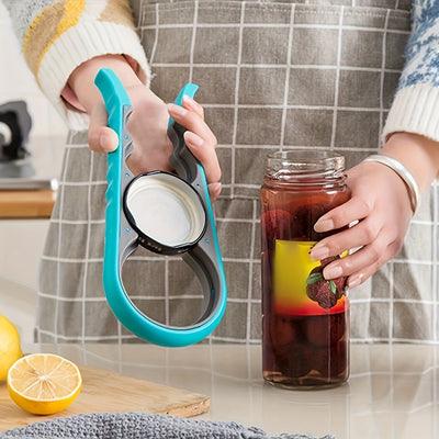 1pc - New Arrival - New 6-in-1 Multi-functional Easy Twist Bottle Opener - Comes With Four Sizes Of Can Openers, Non-slip Multi-functional Bottle And Jar Opener/ Suitable For Most Beginners, Elderly People, Those With Limited Maximus Echo