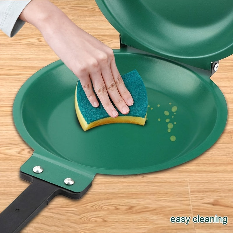 [Non-Stick Pancake Pan] Faridabio Double-Sided Pancake Pan | Non-Stick Copper, Easy to Flip, Durable & Dishwasher Safe, Ideal for Daily Cooking, Perfect Gift for Food Enthusiasts, Omelette Maker, Modern Kitchenware, Nonstick Maximus Echo