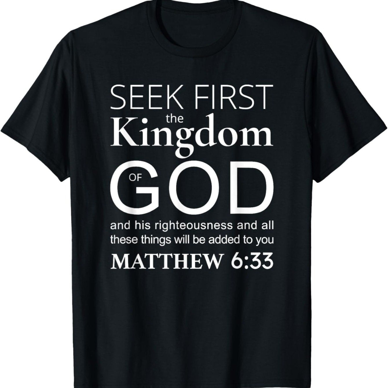 Strong & Courageous Bible Verse Tee For Women Men Christian T-Shirt - Maximus Echo