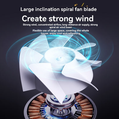 USB Charging Fan with Digital Display, 100-Speed Turbo Powerful Fan, Strong Wind Cooling for Summer Maximus Echo