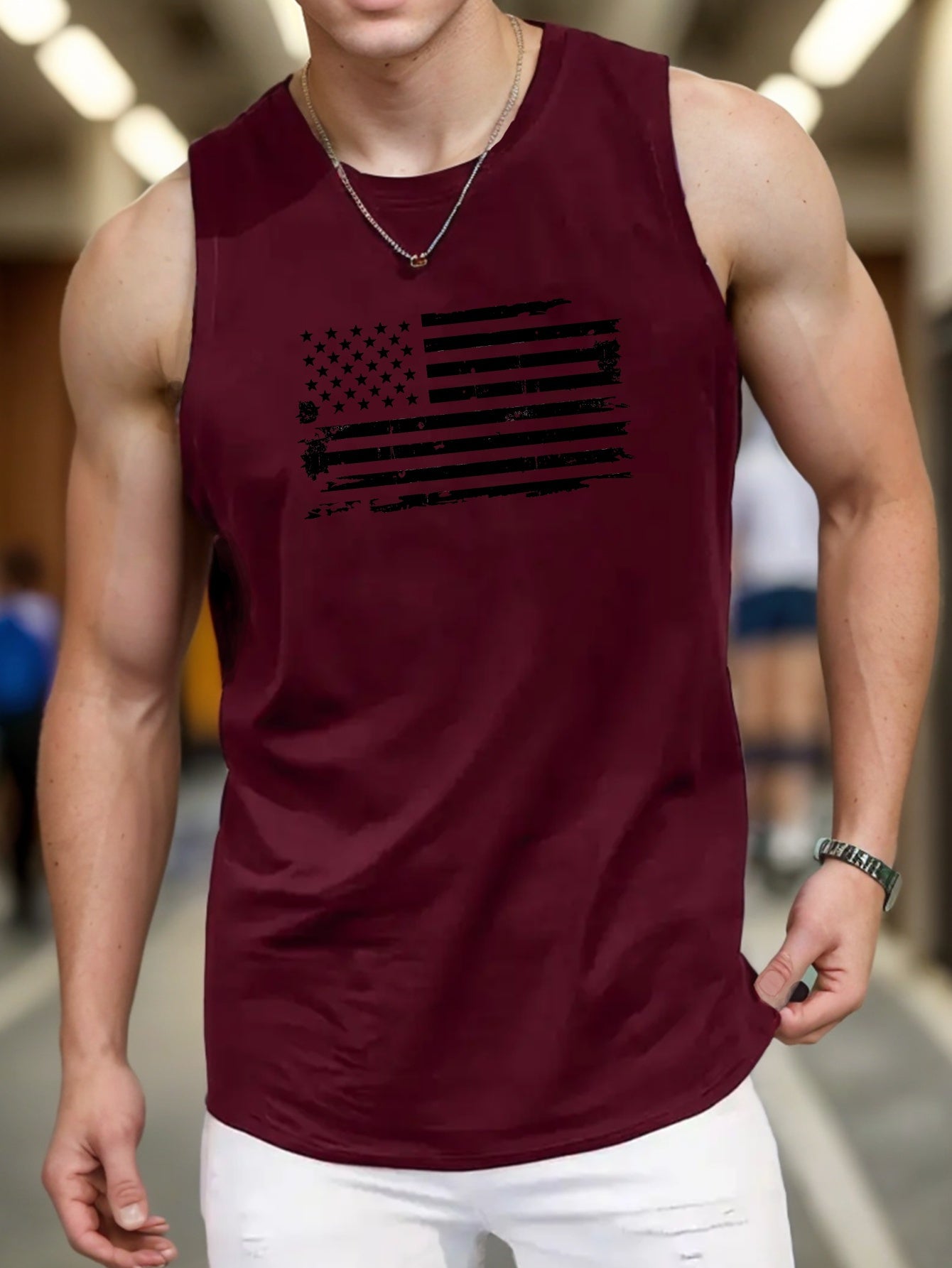 Men'S Vest in Standard Flag Size - Maximus Echo