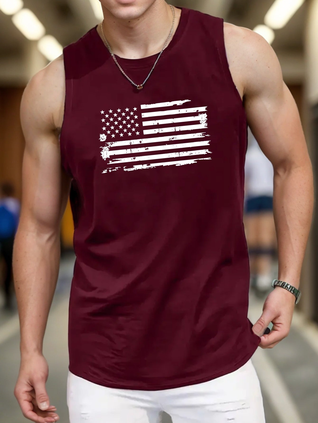 Men'S Vest in Standard Flag Size - Maximus Echo