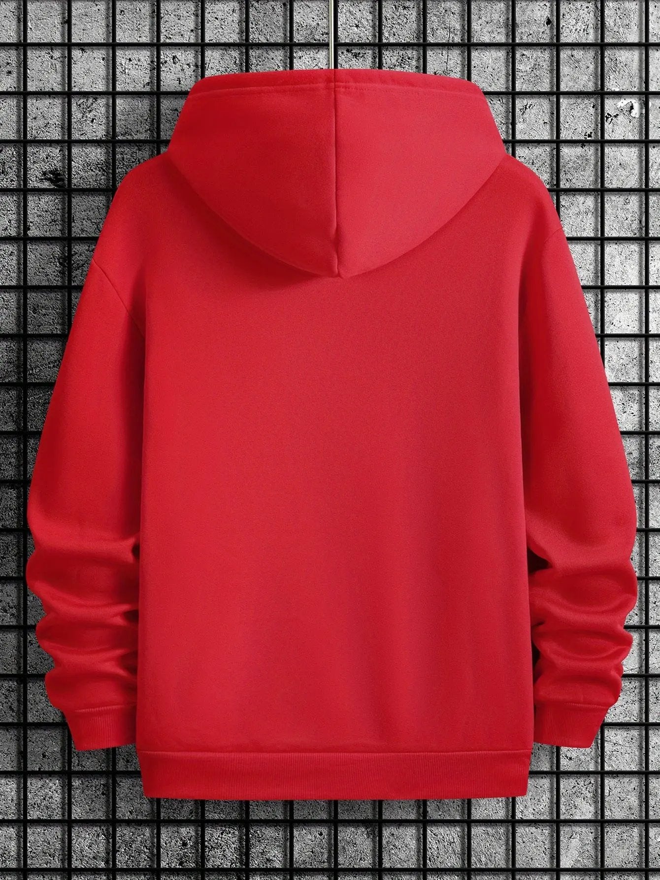 Regular Fit Polyester Men's Casual Knit Hoodie - Faith Over Fear Print Maximus Echo