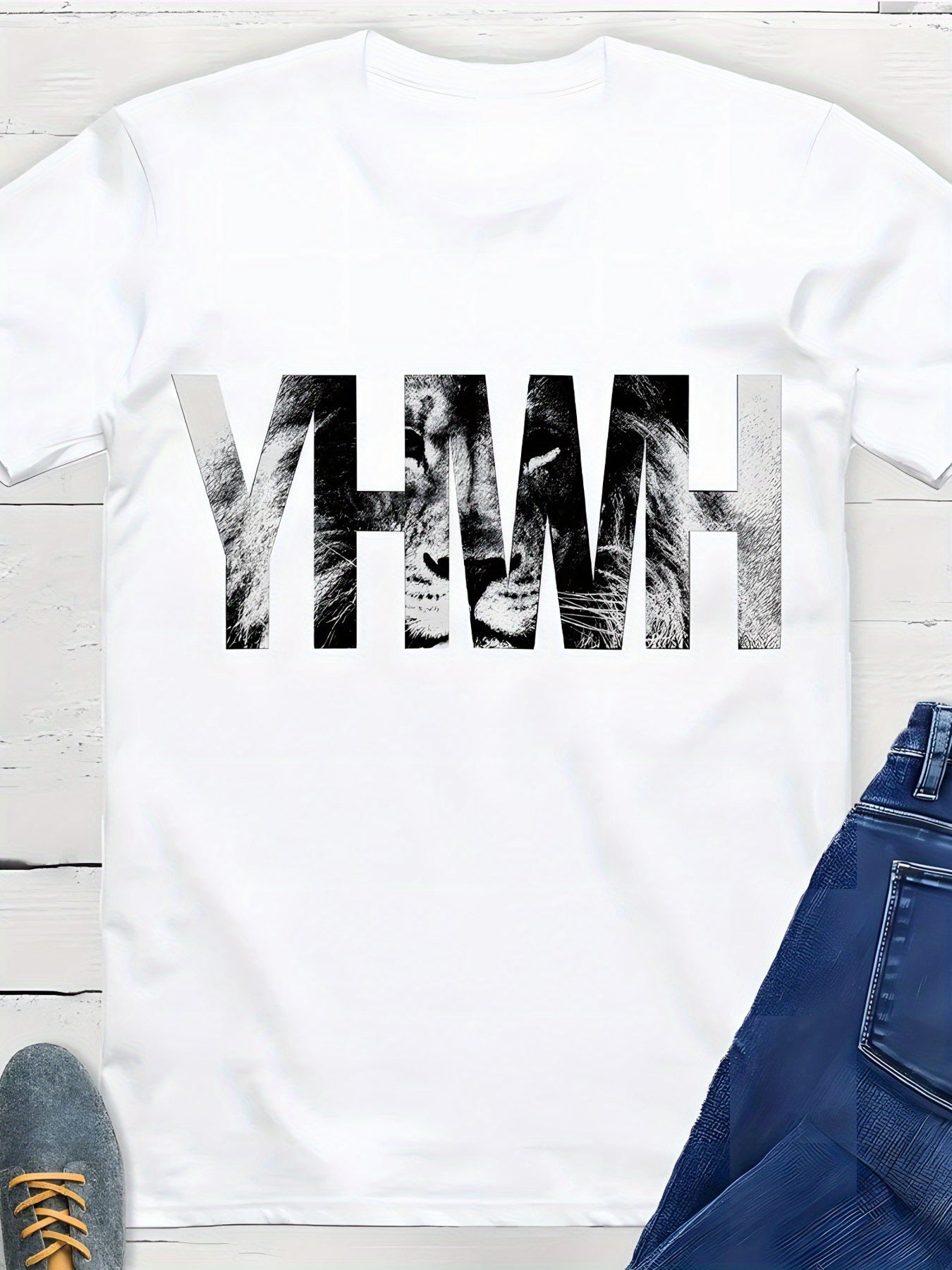 1 pcs, YHWH Christian T-shirt cotton - Maximus Echo