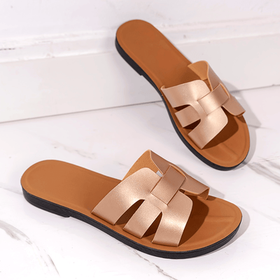 Spring-Summer New Women's Fashionable Comfortable Versatile Beach Slides - Maximus Echo