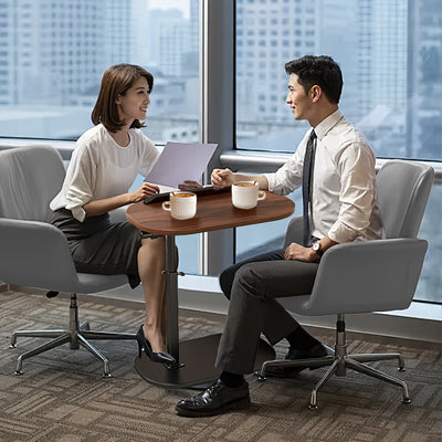 Laptop table, a mobile and adjustable side table/folding table, suitable for home office desks coffee tables and bedside sofas, used in office reception - Maximus Echo