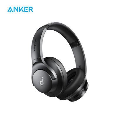 soundcore by Anker Q20i Hybrid Active Noise Cancelling Headphones, Wireless Over-Ear Bluetooth, 40H Long ANC Playtime, Hi-Res Audio, Big Bass, Customize via an App - Maximus Echo