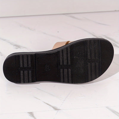 Spring-Summer New Women's Fashionable Comfortable Versatile Beach Slides - Maximus Echo