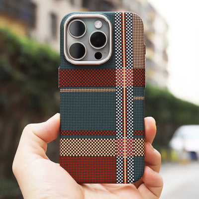 Luminous for Iphone Magnetic Suction iPhone Case Kevlar Texture Smartphone Protector - Maximus Echo