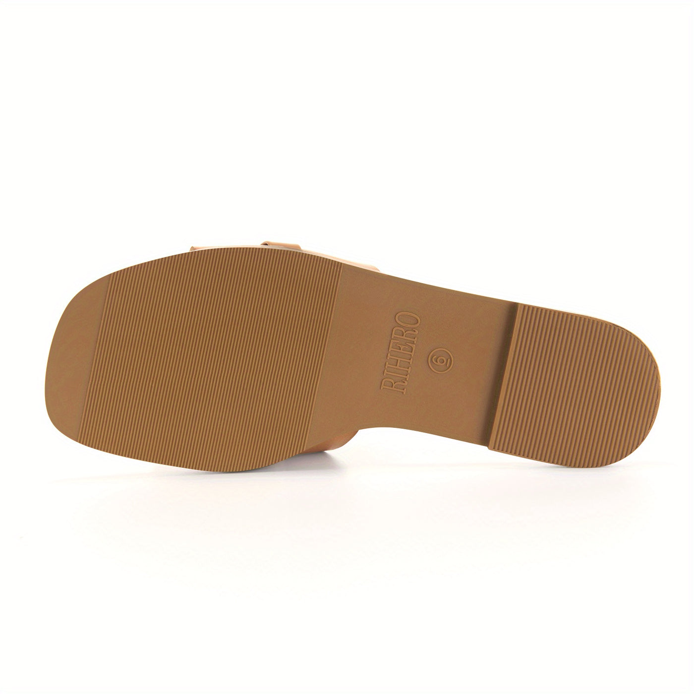 Women's Summer Flat Sandals - Comfortable Sandals with Golden Chain Detail, Travel, Casual Outings, Elegant Footwear - Maximus Echo