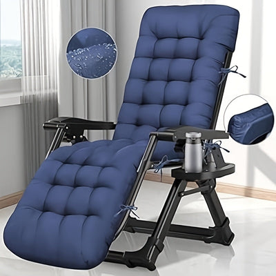 Waterproof Chaise Lounge Chair Cushion, Soft Thickened Indoor Outdoor Maximus Echo