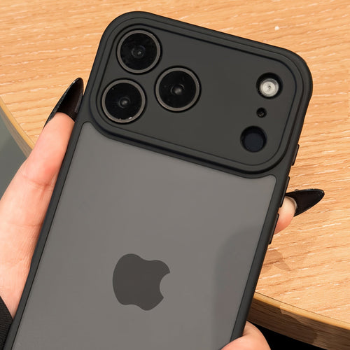 Stylish Matte Translucent Shock-Resistant Cover Designed for Iphone 17 Pro Max, 17 Air, 16, 15, 14, And 13 Pro Max, Suitable for Both Men And Women in Black, Phone Case, Purple Case Maximus Echo