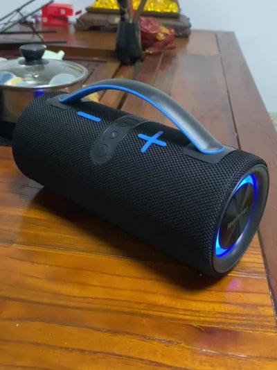 60W  Portable Wireless Speaker - High-power Subwoofer, 7 Modes Of RGB Ambient Light, Long Battery Life, Suitable For Family Outdoor Parties - Maximus Echo