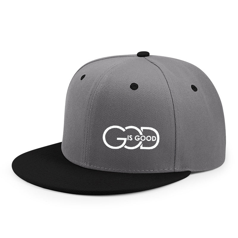 Lightweight Adjustable Unisex| Urban Streetwear Hat with "GOD IS GOOD" Design, 5 Colors (Black/Grey/Green/Navy/Red), Breathable Material - Maximus Echo