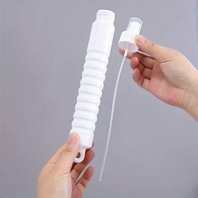 1pc 3-in-1 Glass Cleaning Spray with Dual-Sided Rubber Broom & Microfiber Cloth Maximus Echo
