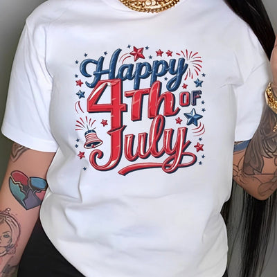 Fashionable Women'S T-Shirt - Comfortable And Relaxed, Simple Round Neck, Suitable for Elegant Casual Tops, Locally Shipped, Summer Pure Top, a Must-Have for Elegant Summer Parties. - Maximus Echo