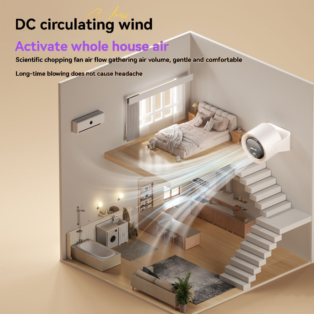 USB Charging Fan with Digital Display, 100-Speed Turbo Powerful Fan, Strong Wind Cooling for Summer Maximus Echo