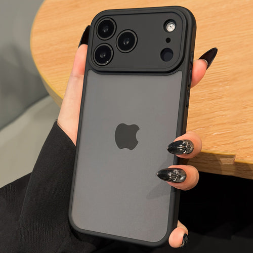 Stylish Matte Translucent Shock-Resistant Cover Designed for Iphone 17 Pro Max, 17 Air, 16, 15, 14, And 13 Pro Max, Suitable for Both Men And Women in Black, Phone Case, Purple Case Maximus Echo