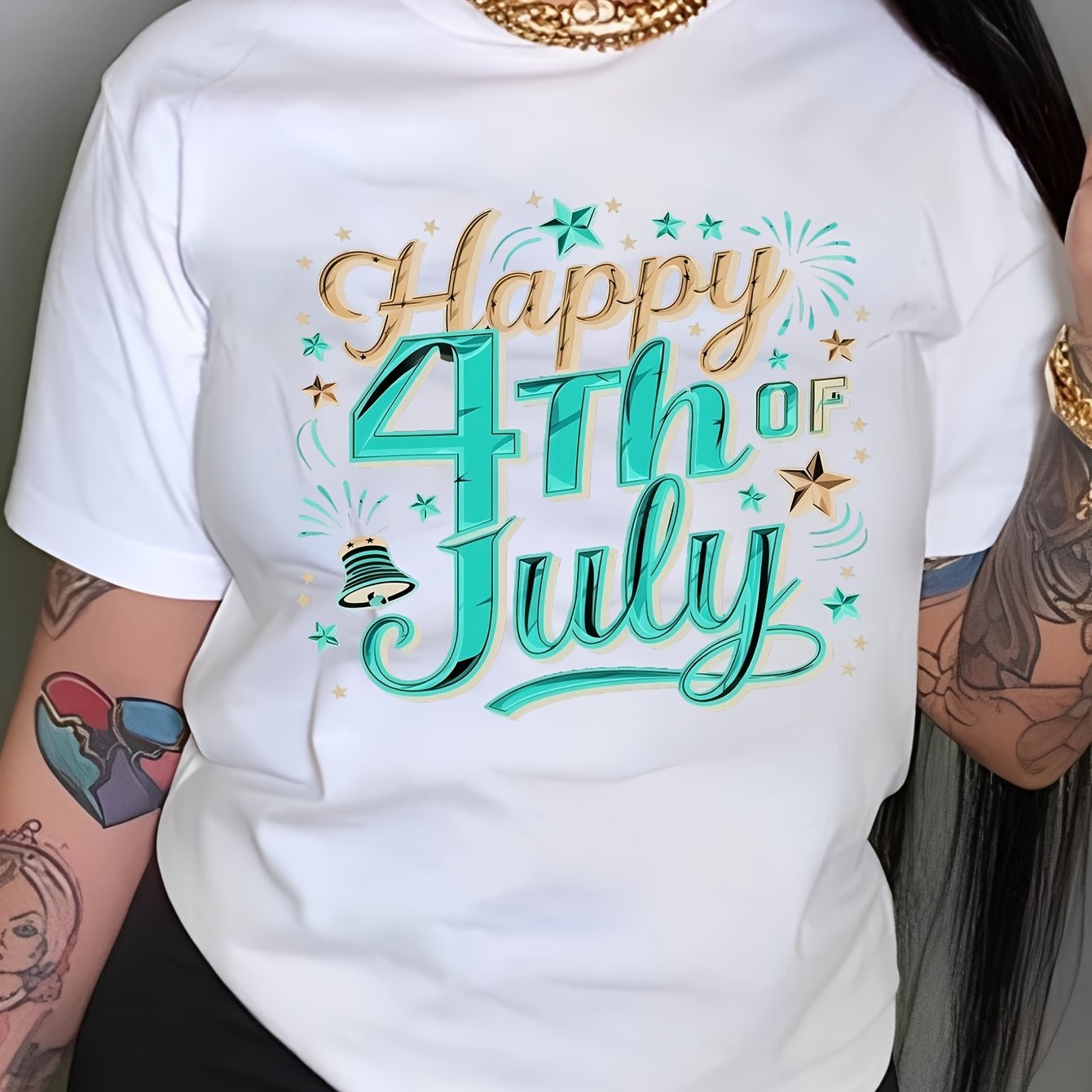Fashionable Women'S T-Shirt - Comfortable And Relaxed, Simple Round Neck, Suitable for Elegant Casual Tops, Locally Shipped, Summer Pure Top, a Must-Have for Elegant Summer Parties. - Maximus Echo