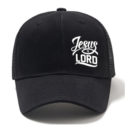 [ Jesus is Lord Cap]  Men'S Quality Mesh Baseball Cap - Maximus Echo