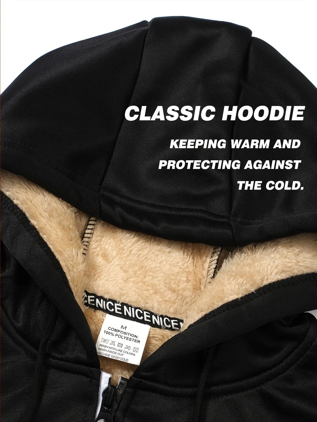 Men'S Christian Religious Hooded Jacket - Saves My Life Graphic Zip-Up Coat with Front Pocket, Black & White Religious Apparel for Church