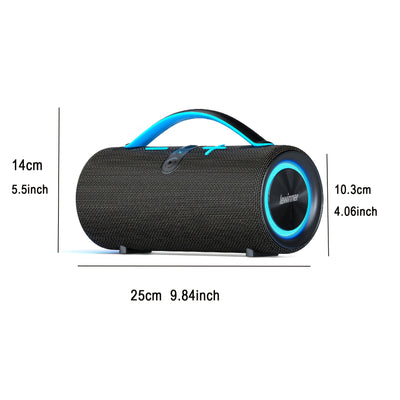 60W  Portable Wireless Speaker - High-power Subwoofer, 7 Modes Of RGB Ambient Light, Long Battery Life, Suitable For Family Outdoor Parties - Maximus Echo