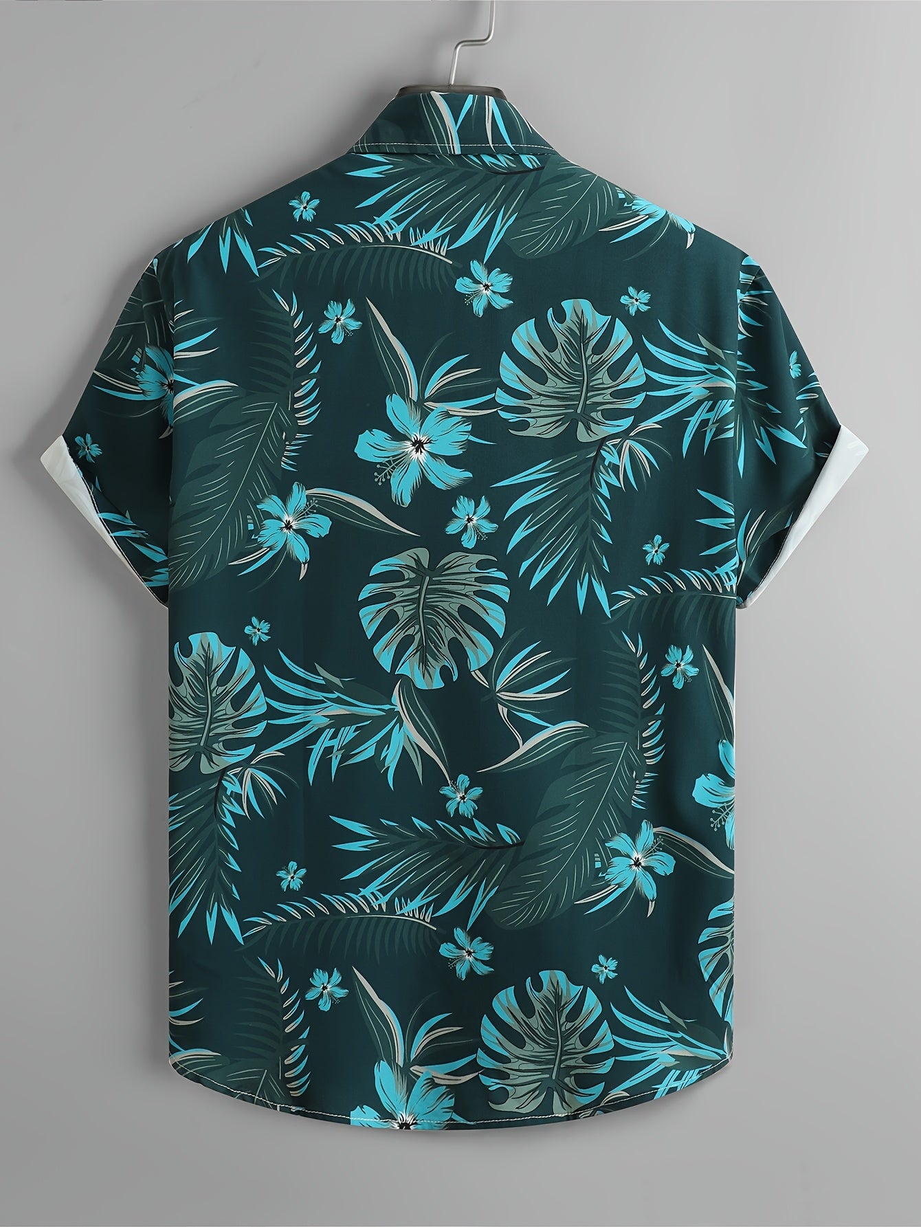 Men's Casual Vacation Colorful Tropical Print Shirt Without Shorts - Maximus Echo