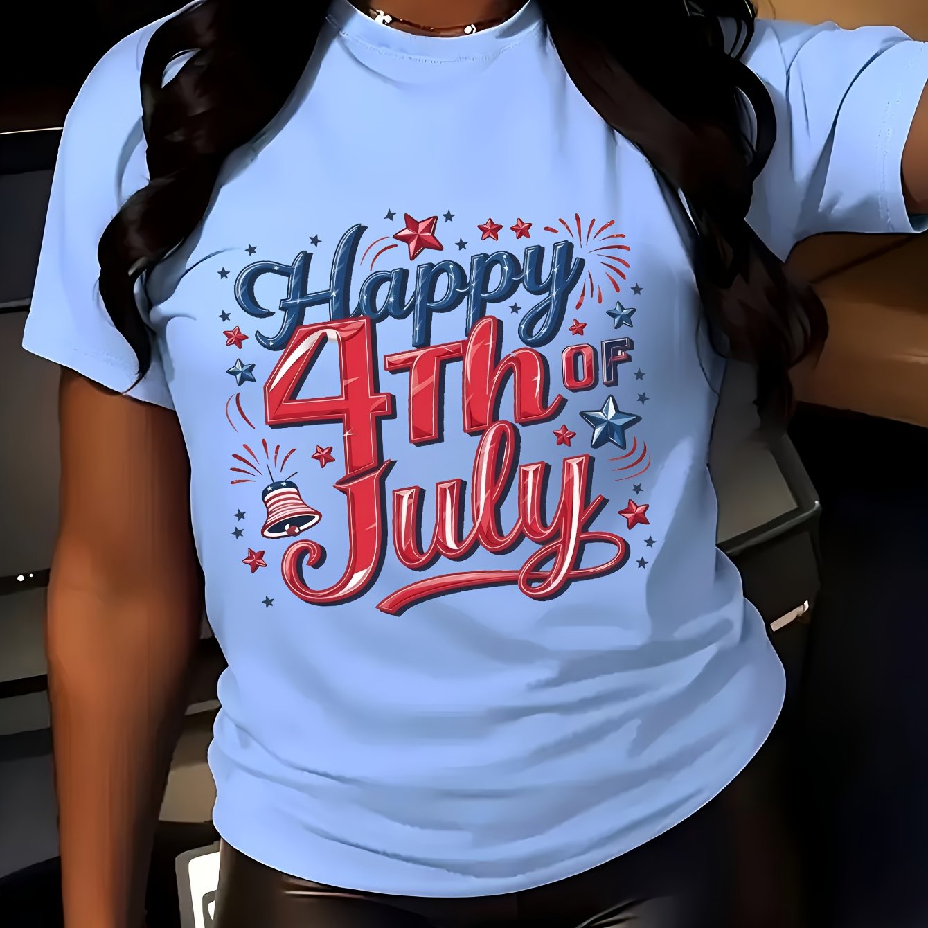 Fashionable Women'S T-Shirt - Comfortable And Relaxed, Simple Round Neck, Suitable for Elegant Casual Tops, Locally Shipped, Summer Pure Top, a Must-Have for Elegant Summer Parties. - Maximus Echo