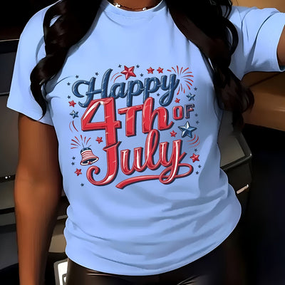 Fashionable Women'S T-Shirt - Comfortable And Relaxed, Simple Round Neck, Suitable for Elegant Casual Tops, Locally Shipped, Summer Pure Top, a Must-Have for Elegant Summer Parties. - Maximus Echo