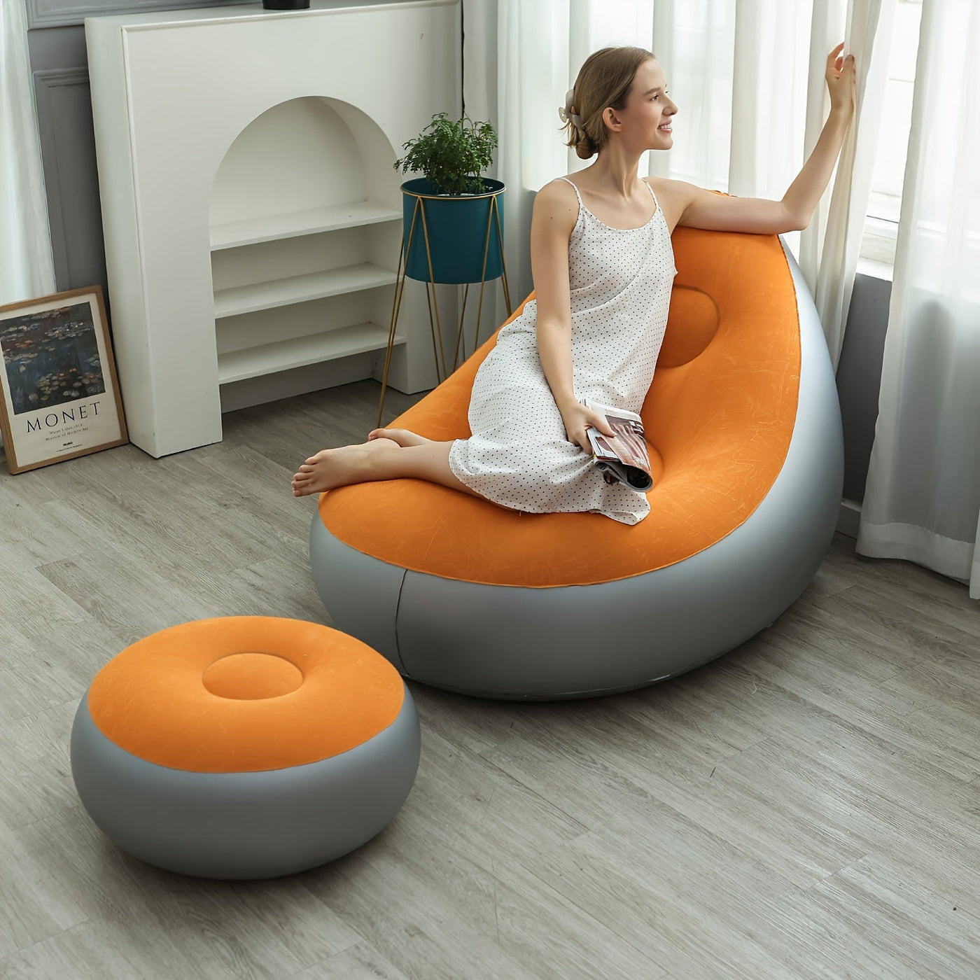 New Generation Of Inflatable sofa with Pedal Comfortable Combination Maximus Echo