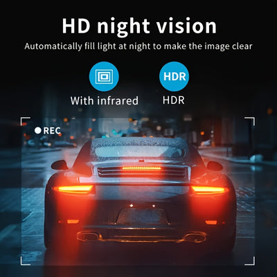 2K Dual Camera, Dash Cam For Cars, Front And Inside, Car Camera With IR Night Vision, Loop Recording, Wide Angle Car DVR Camera With 3.16 Inch IPS Screen, Car Dashboard Video Cam, With 32GB SD Card Optional. - Maximus Echo