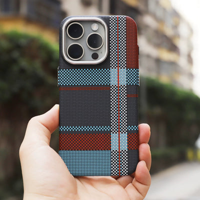 Luminous for Iphone Magnetic Suction iPhone Case Kevlar Texture Smartphone Protector - Maximus Echo