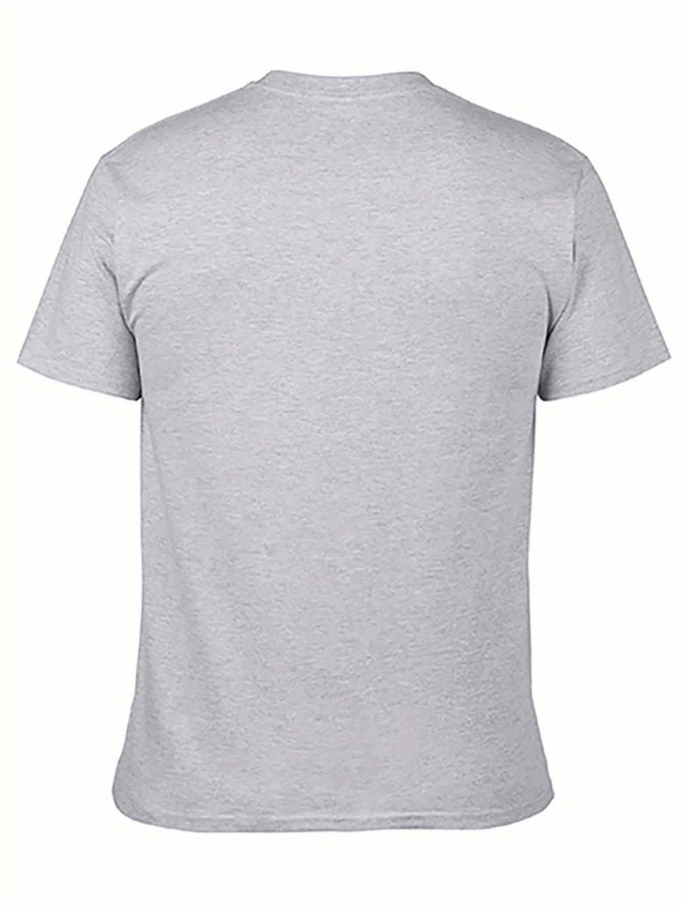 2025 Men's Casual Cotton T-Shirt with Yeshua Hamashiah Graphic Print -  Short Sleeve Round Neck, Fit for All-Season Comfort, Machine Washable - Maximus Echo