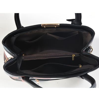 Elegant Women's Tote Bag | Checkered Design, Removable Shoulder Strap, Polyester Lined Interior, Perfect for Commuting - Maximus Echo