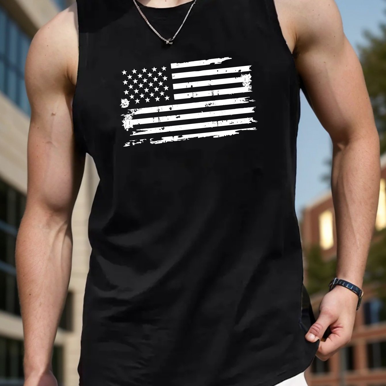 Men'S Vest in Standard Flag Size - Maximus Echo