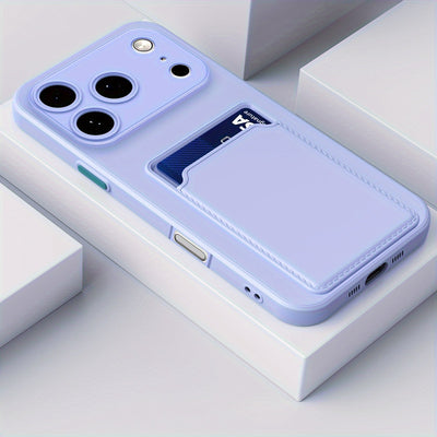 A Protective Cover for Apple for iphone 17, Air 16, And Pro Max Plus Models 15, 14, 13, 12, And 11, Featuring a Card Slot And a Back Panel. Maximus Echo