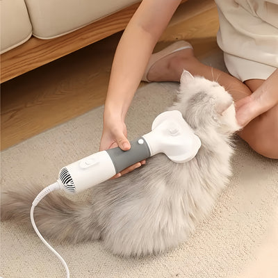 Blow Drying And Combing 2in 1 Multifunctional, Pet Grooming Hair Dryer Slide Brush Home Furry Dryer, Portable Dryer 3 Heat Settings Adjustable Temperature Speed Multiple Colors. - Maximus Echo