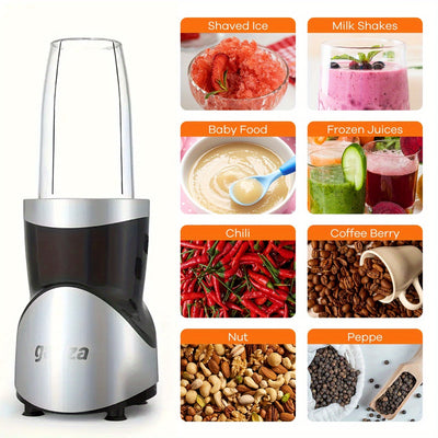 15pcs 900W Smoothie Juicer Blender, Personal Blender And Grinder Set For Kitchen, 4 BPA-Free Portable Blending Cups - Maximus Echo