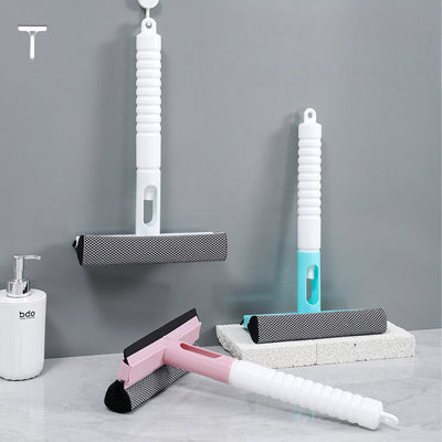 1pc 3-in-1 Glass Cleaning Spray with Dual-Sided Rubber Broom & Microfiber Cloth Maximus Echo