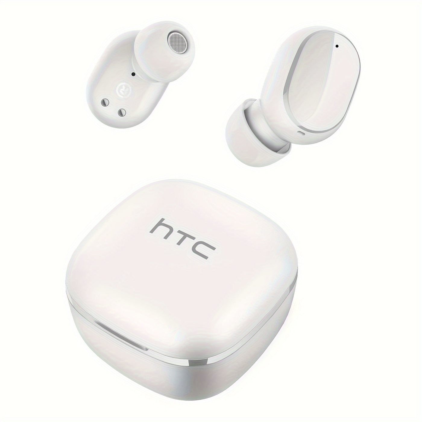 HTC True Wireless BT Earbuds 2, in-Ear Headphones Noise Cancellation, Built-in Mic/32H Playtime for Calling - Maximus Echo