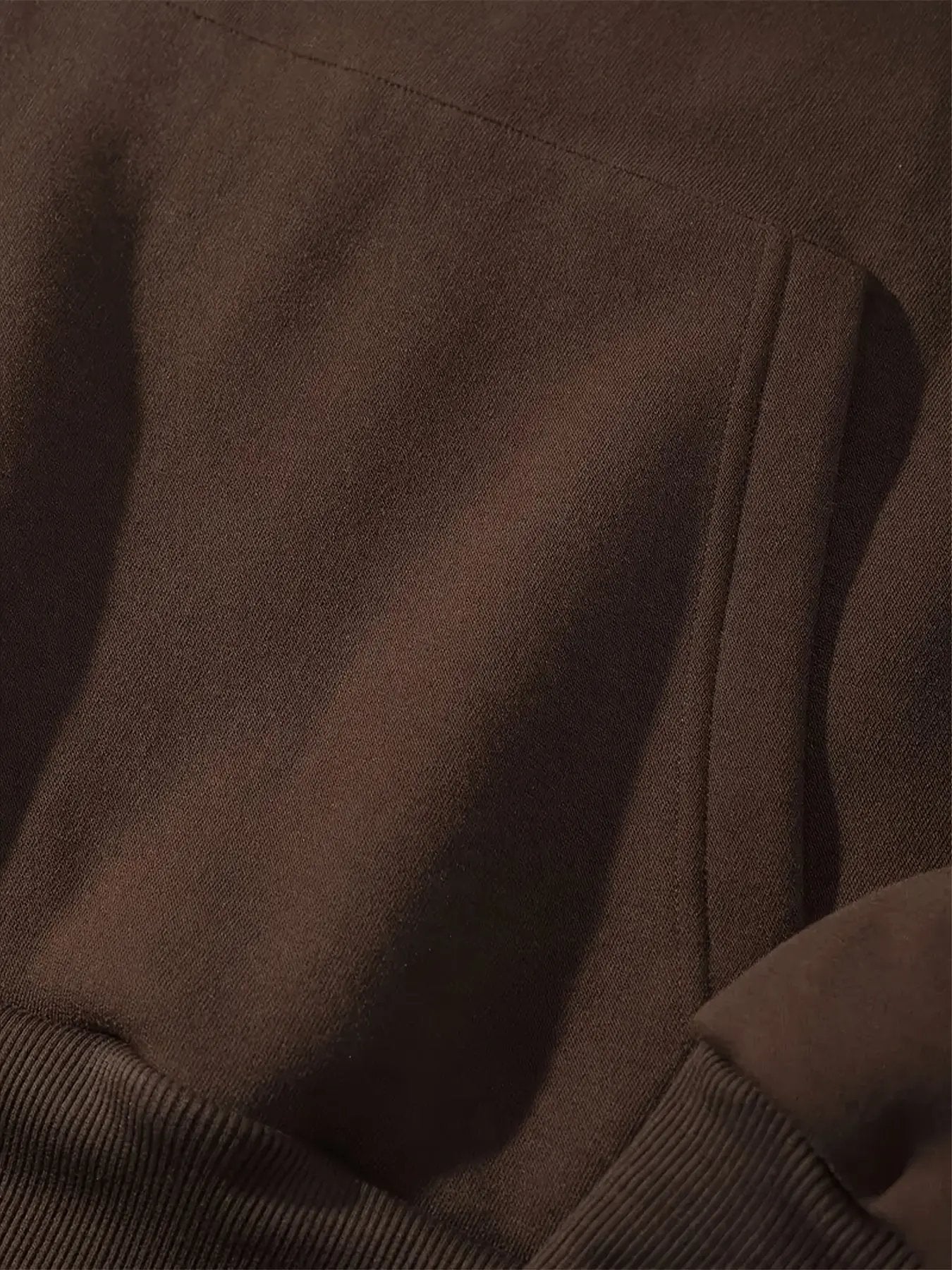 Women's Coffee Brown Hooded Sweatshirt with Pocket - Comfortable Autumn/Winter Maximus Echo