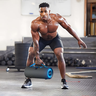 60W  Portable Wireless Speaker - High-power Subwoofer, 7 Modes Of RGB Ambient Light, Long Battery Life, Suitable For Family Outdoor Parties - Maximus Echo